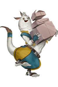 Shugo delivering parcels